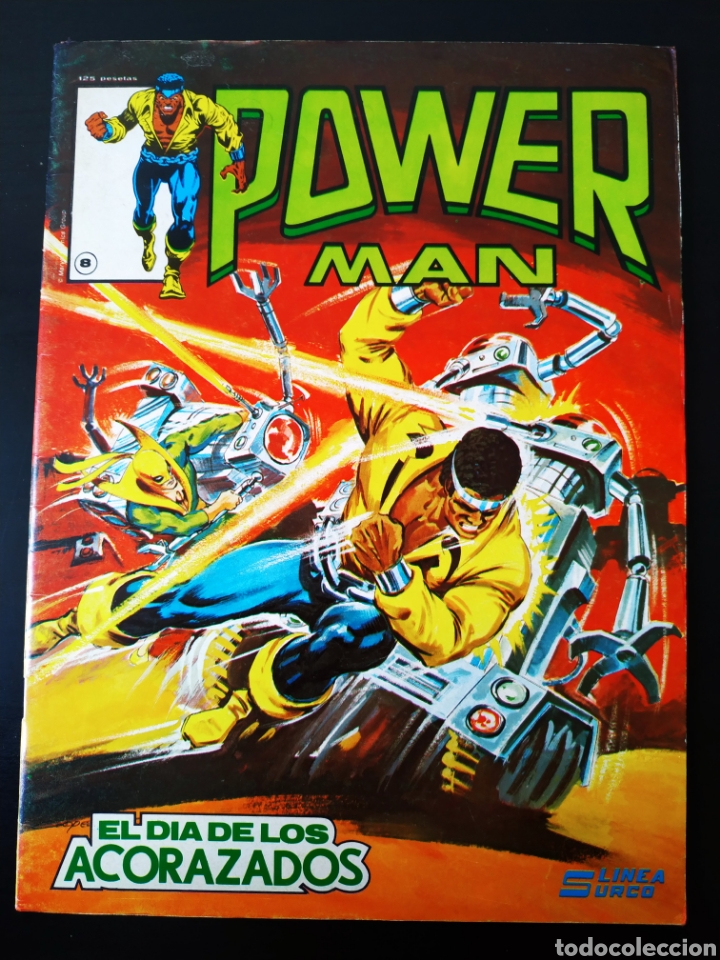C&oacute;mics: BUEN ESTADO POWER MAN 8 LINEA SURCO VERTICE - Foto 1