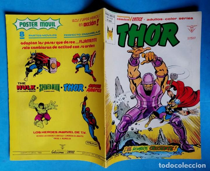 C&oacute;mics: THOR - VOL. 2 N&ordm; 52 - &iexcl; EL HOMBRE CRECIENTE ! - V&Eacute;RTICE - Foto 2