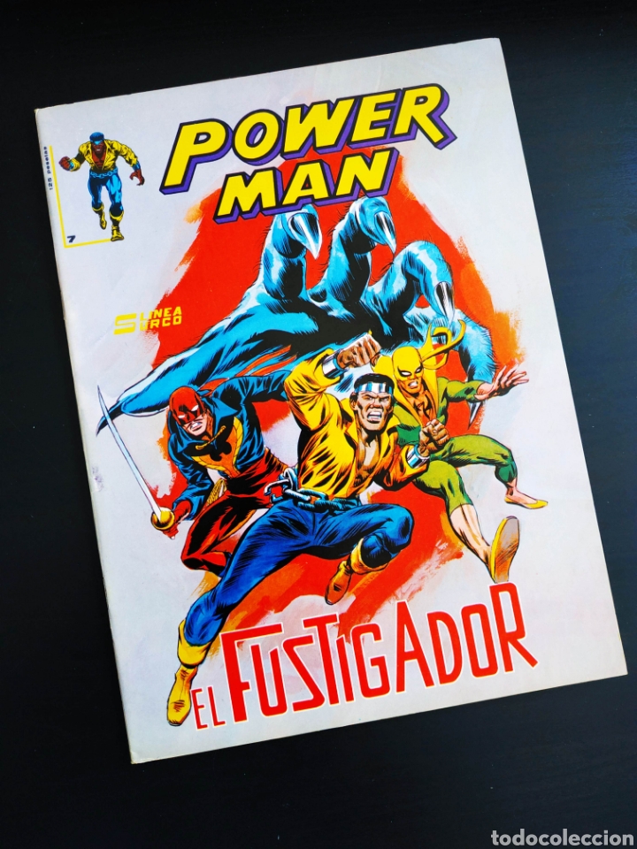 C&oacute;mics: BUEN ESTADO POWERMAN 7 LINEA SURCO VERTICE POWER-MAN - Foto 1
