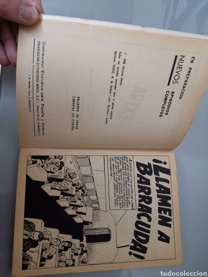C&oacute;mics: AQU&Iacute; BARRACUDA EXTRA N&deg;10 V&Eacute;RTICE 1968 COMPLETO TACO - Foto 5