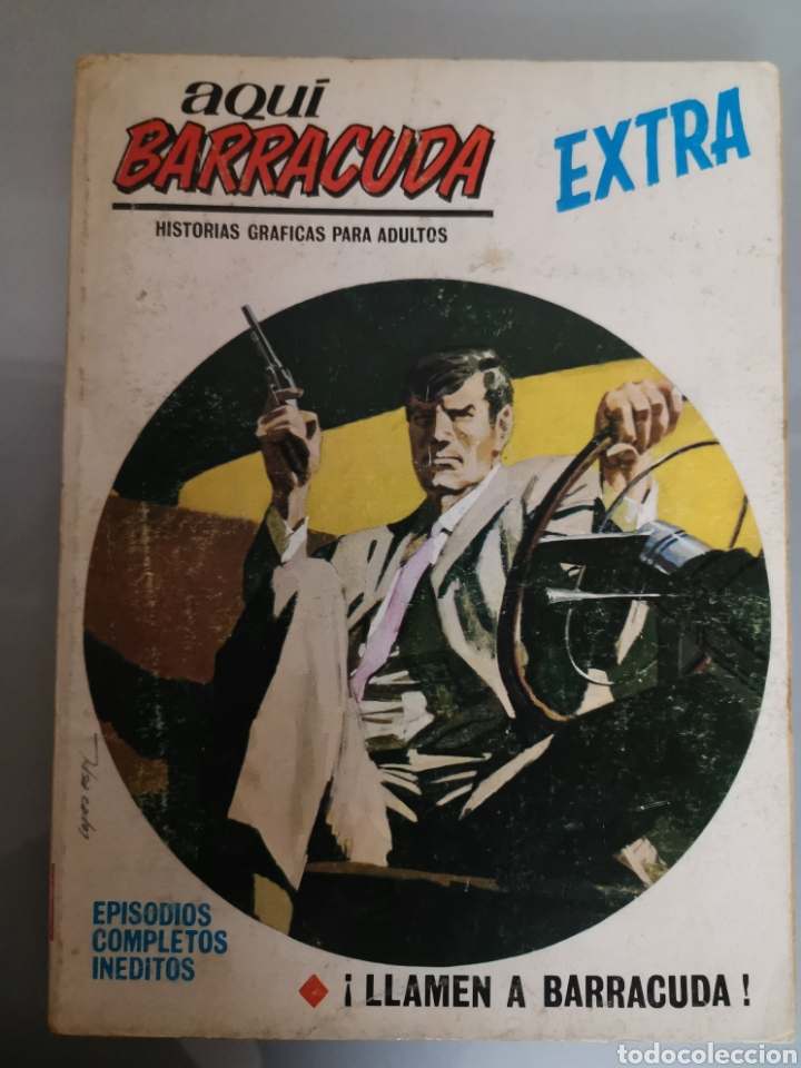C&oacute;mics: AQU&Iacute; BARRACUDA EXTRA N&deg;10 V&Eacute;RTICE 1968 COMPLETO TACO - Foto 1