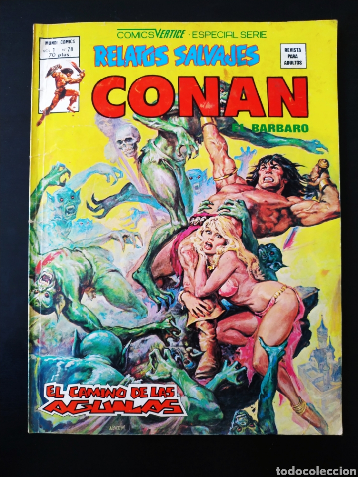 C&oacute;mics: NORMAL ESTADO RELATOS SALVAJES CONAN 78 VERTICE - Foto 1