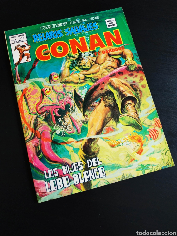 C&oacute;mics: EXCELENTE ESTADO RELATOS SALVAJES 77 CONAN VERTICE - Foto 1