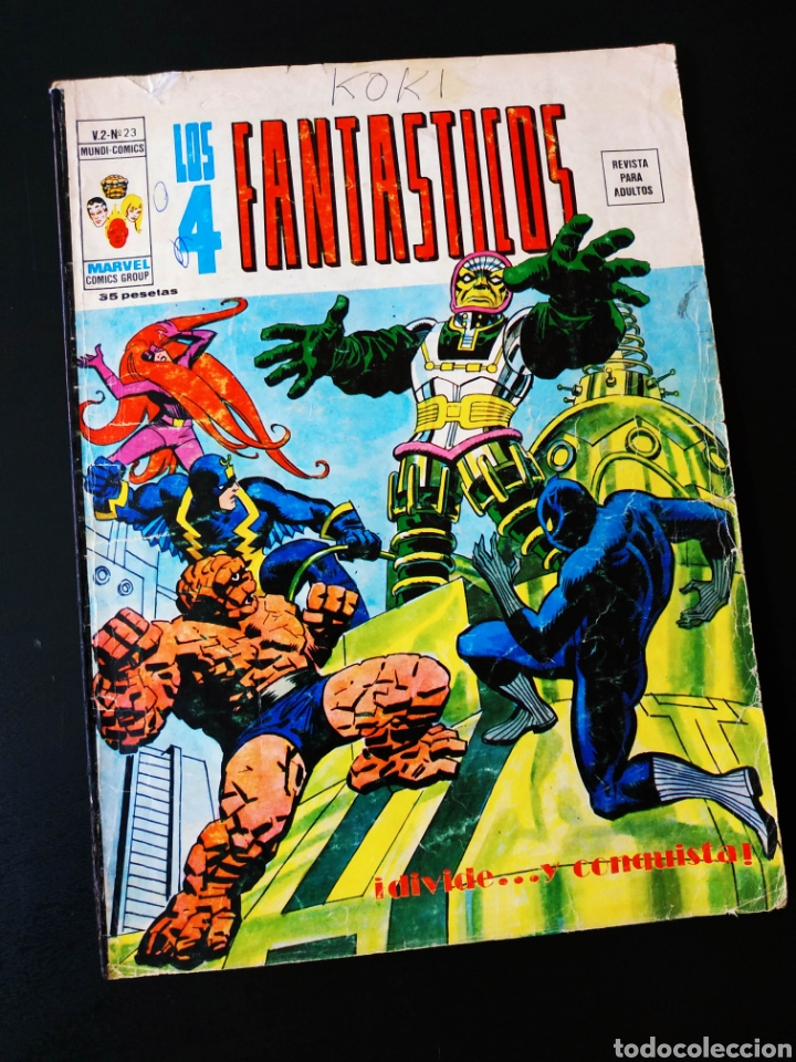 C&oacute;mics: NORMAL ESTADO LOS 4 FANTASTICOS 23 VERTICE VOL II - Foto 1