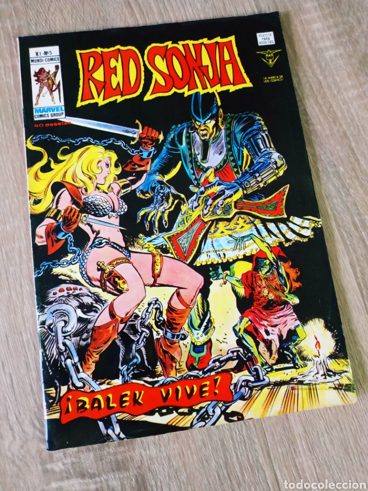 C&oacute;mics: CASI EXCELENTE ESTADO RED SONJA 5 VERTICE - Foto 1
