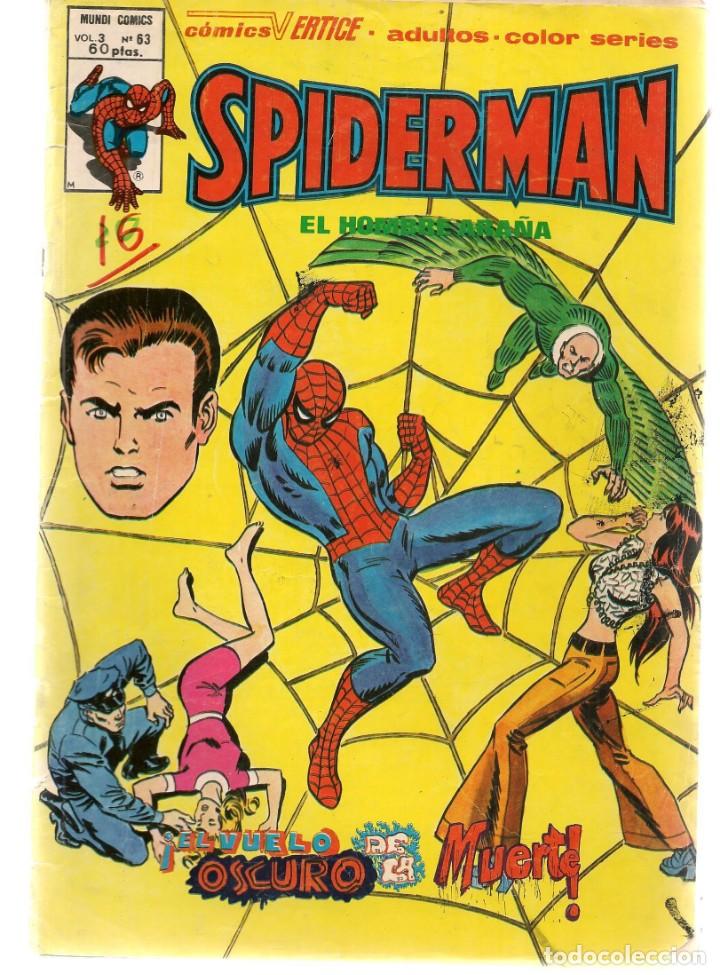 C&oacute;mics: SPIDERMAN. V.3 - N&ordm; 63. VERTICE / MUNDI COMICS. (P/B5) - Foto 1