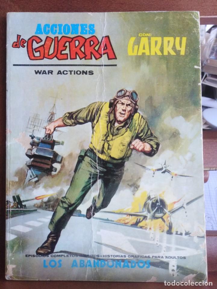 C&oacute;mics: ACCIONES DE GUERRA - CON GARRY - LOS ABANDONADOS - EDICIONES V&Eacute;RTICE - Foto 1