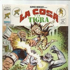 Fumetti: SUPER HÉROES VOLUMEN 2, 59: LA COSA Y TIGRA, 1976, VERTICE, BUEN ESTADO. COLECCIÓN A.T.
