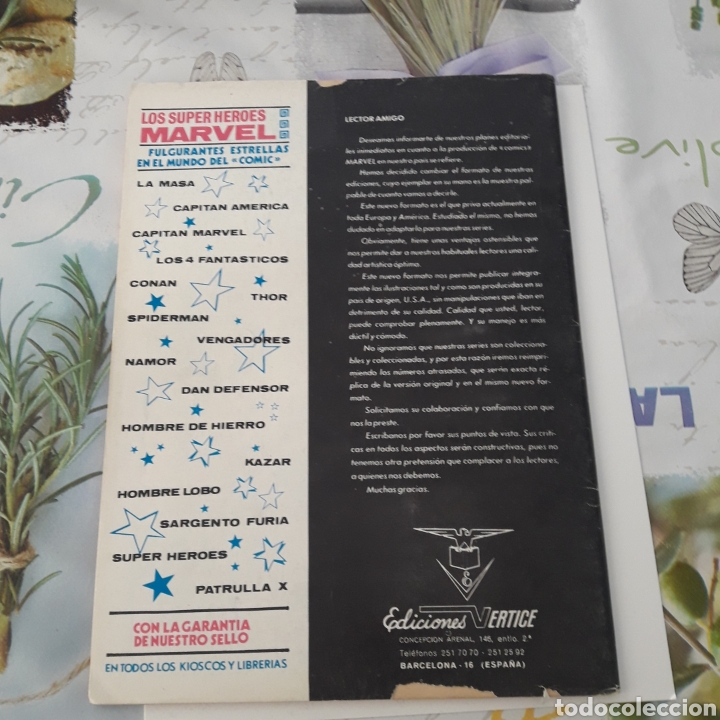 C&oacute;mics: Los 4 Fantasticos V2 n&uacute;mero 6 Ediciones Vertice - Foto 3