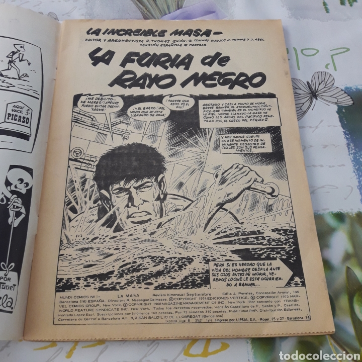 C&oacute;mics: La masa Volumen 2 n&uacute;mero 1 de Ediciones Vertice - Foto 3