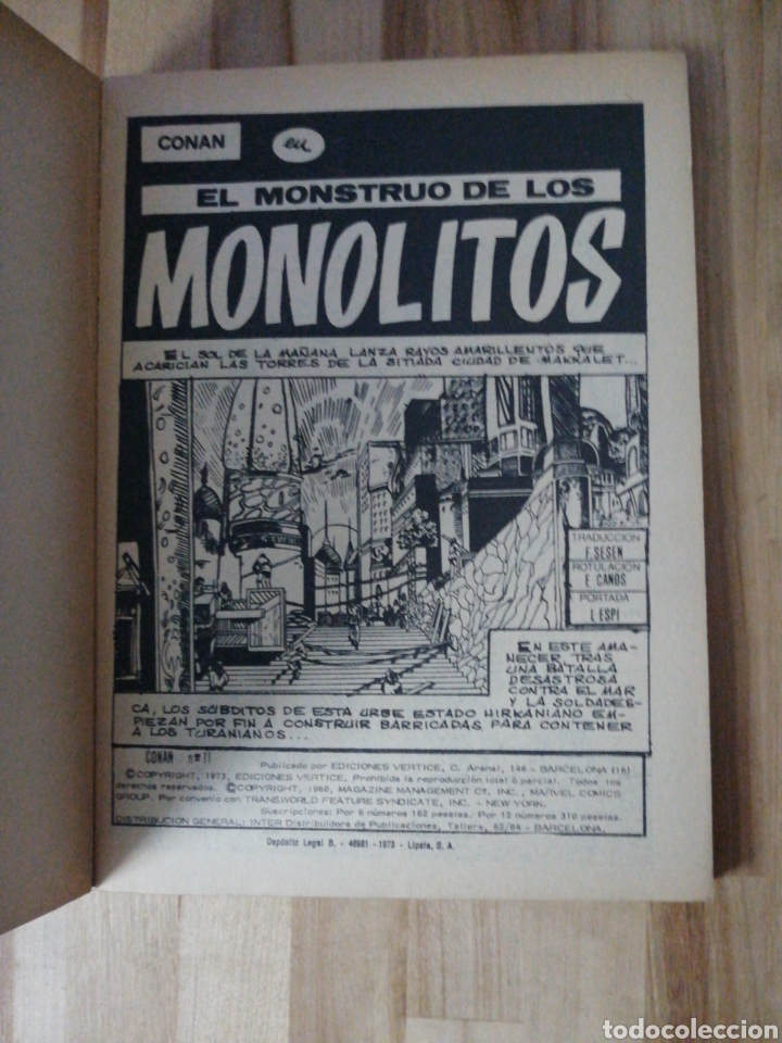 C&oacute;mics: Conan vertice V1, n&deg; 11 El monstruo de los monolitos - Foto 4