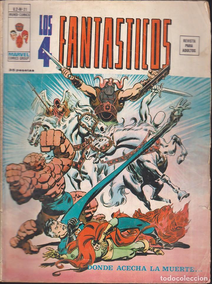 C&oacute;mics: COMIC COLECCION LOS 4 FANTASTICOS V. 2 N&ordm; 21 - Foto 1