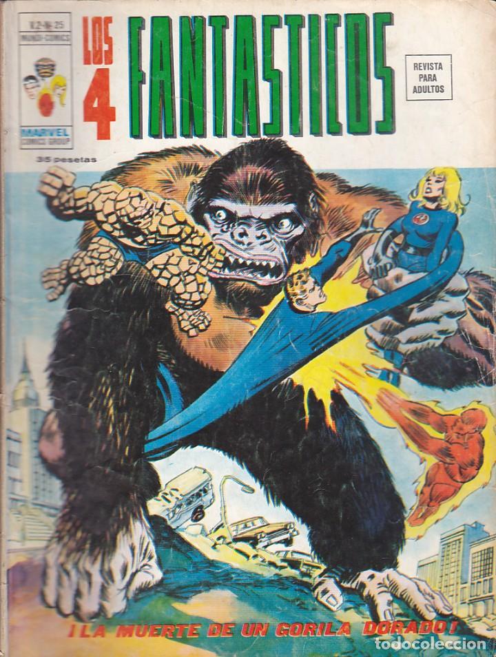 C&oacute;mics: COMIC COLECCION LOS 4 FANTASTICOS V. 2 N&ordm; 25 - Foto 1