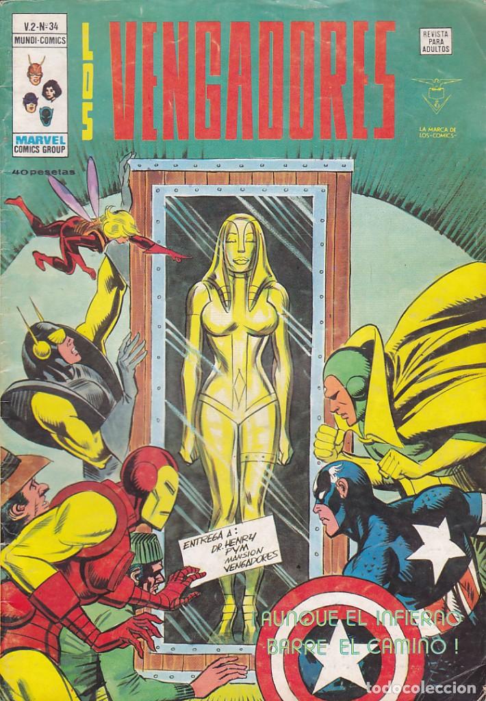 C&oacute;mics: COMIC COLECCION LOS VENGADORES VOL.2 N&ordm; 34 - Foto 1