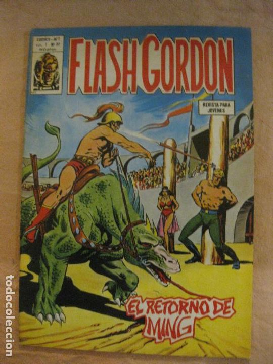 C&oacute;mics: FLASH GORDON V. 1 N&ordm; 37. EDICIONES VERTICE. - Foto 1