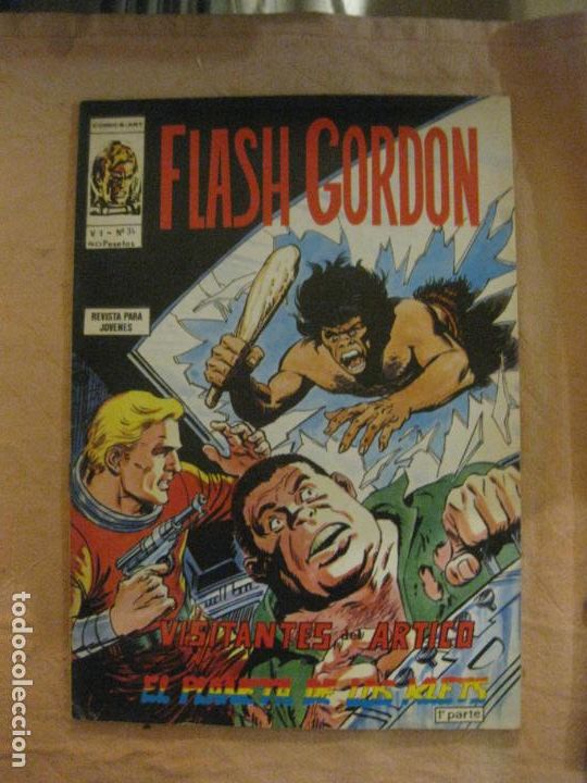 C&oacute;mics: FLASH GORDON V. 1 N&ordm; 34. EDICIONES VERTICE. - Foto 1