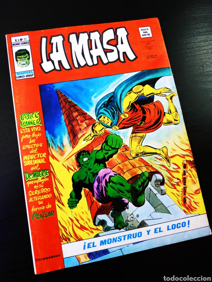C&oacute;mics: EXCELENTE LA MASA 21 VOL III VERTICE - Foto 1