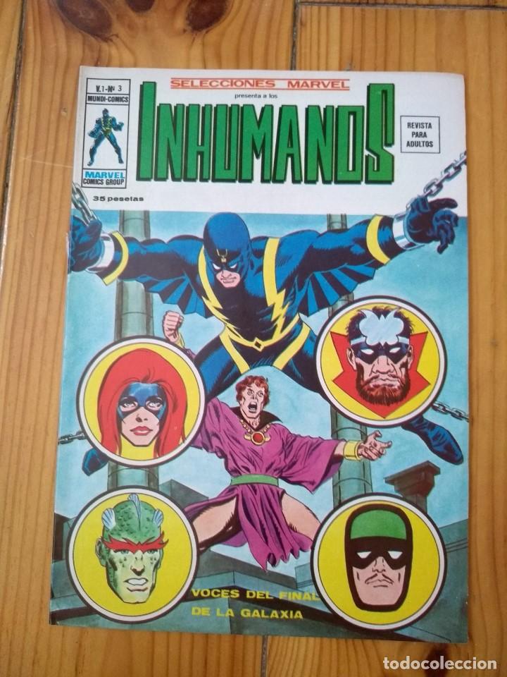 C&oacute;mics: Selecciones Marvel Presenta a: Los Inhumanos Vol.1 n&ordm; 3 - Impecable - Foto 1