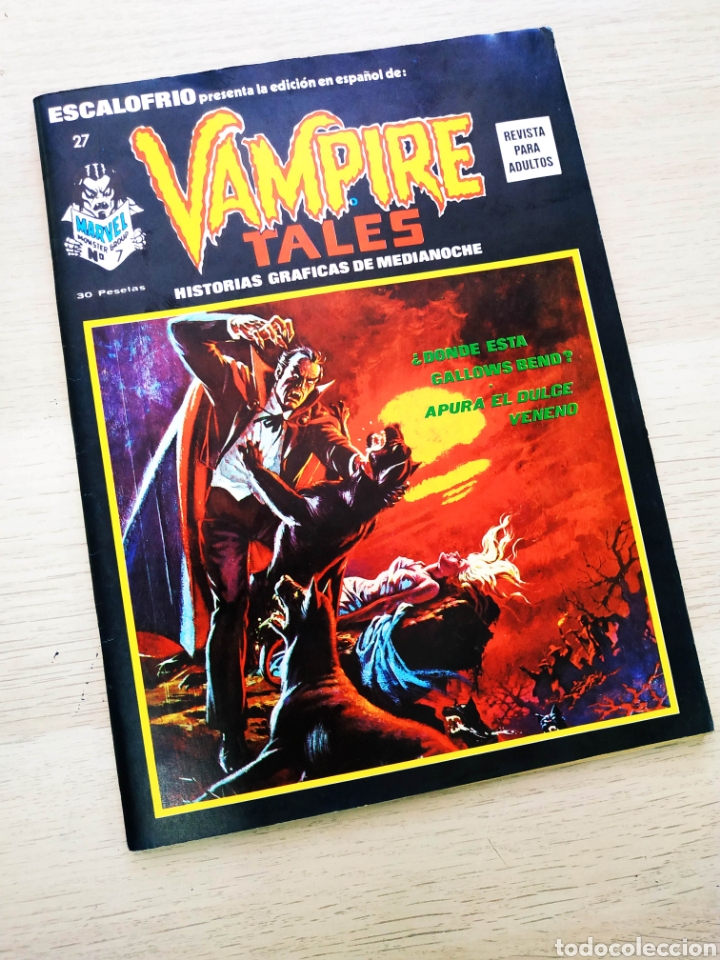 C&oacute;mics: MUY BUEN ESTADO ESCALOFRIO 27 VAMPIRE 7 VERTICE - Foto 1