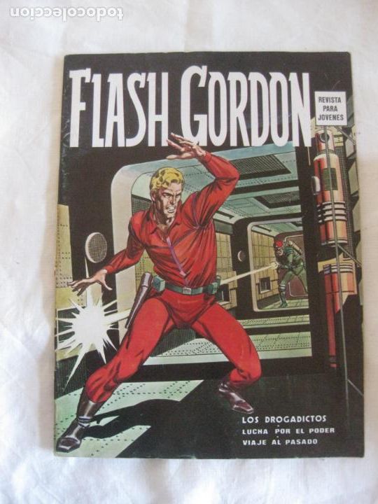 C&oacute;mics: FLASH GORDON SIN NUMERAR. LOS DROGADICTOS. EDICIONES VERTICE 1974. - Foto 1