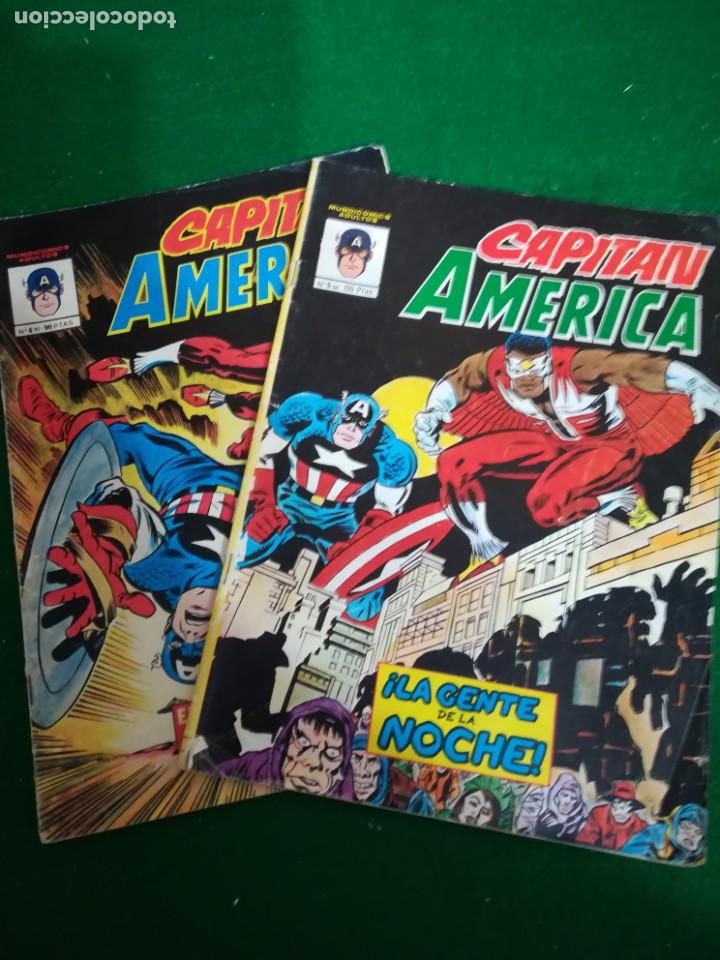 C&oacute;mics: EDICIONES V&Eacute;RTICE MUNDICOMICS , DOS N&Uacute;MEROS CAPIT&Aacute;N AM&Eacute;RICA , N&ordm;4-5 - Foto 1