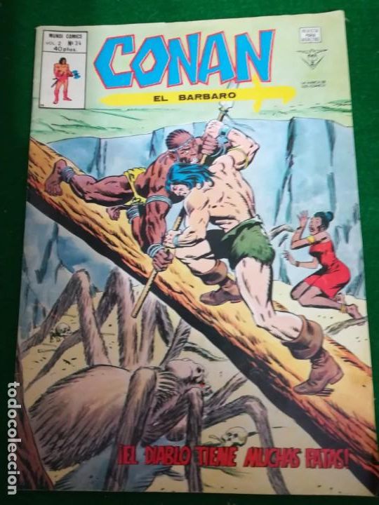 C&oacute;mics: EDICIONES V&Eacute;RTICE MUNDICOMICS , CONAN EL BARBARO , V2 N&ordm;34 - Foto 1