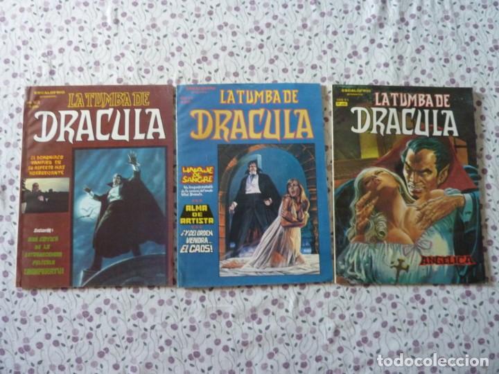 C&oacute;mics: 3 COMICS LA TUMBA DE DRACULA. N&ordm; 2, 3 Y 4. EDICIONES VERTICE. - Foto 1