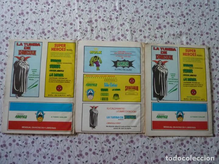 C&oacute;mics: 3 COMICS LA TUMBA DE DRACULA. N&ordm; 2, 3 Y 4. EDICIONES VERTICE. - Foto 3
