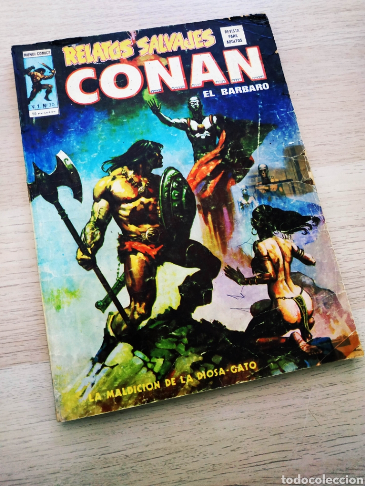 C&oacute;mics: RELATOS SALVAJES 30 CONAN V&Eacute;RTICE NORMAL ESTADO - Foto 1