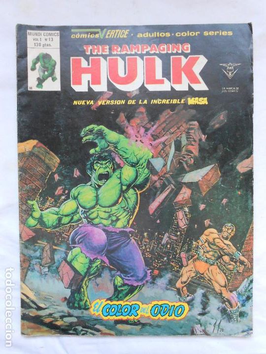 C&oacute;mics: THE RAMPAGING HULK. VOL 1. N&ordm; 13 V&Eacute;RTICE - Foto 1