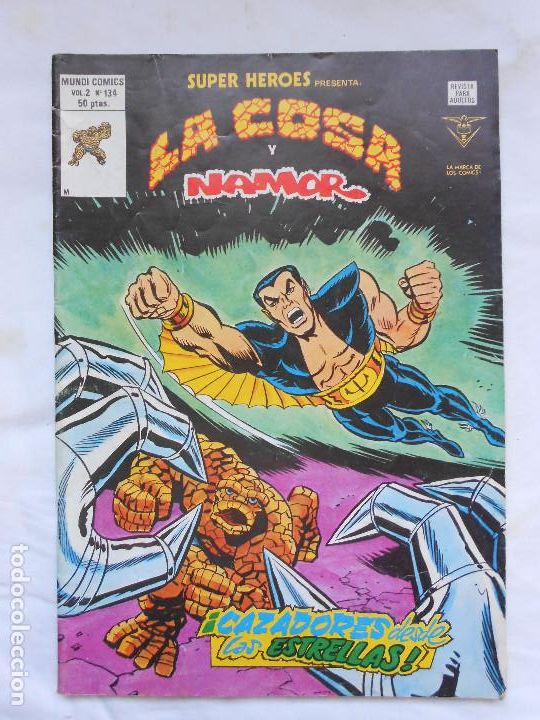 C&oacute;mics: S&Uacute;PER H&Eacute;ROES PRESENTA: LA COSA Y NAMOR N&ordm; 134 / V&Eacute;RTICE - Foto 1