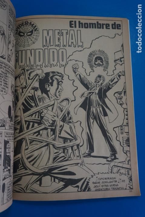 C&oacute;mics: COMIC RETAPADO DE SPIDERMAN A&Ntilde;O 1979 N&ordm; 5 NUMEROS*** EDICIONES VERTICE - Foto 4