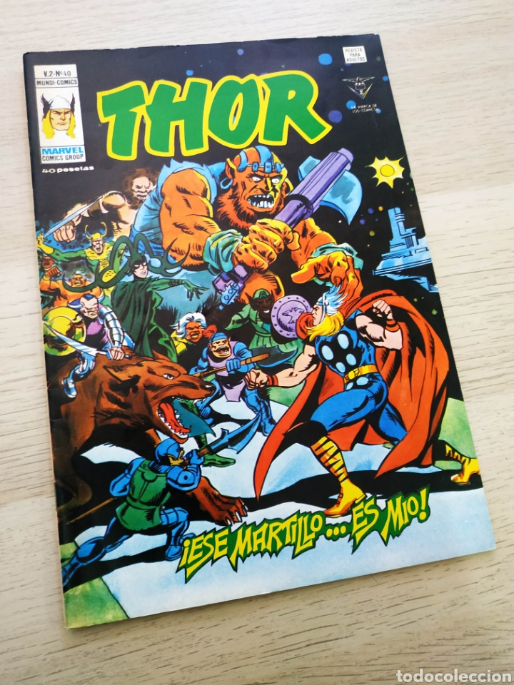 C&oacute;mics: CASI EXCELENTE ESTADO THOR 40 VOL II VERTICE - Foto 1