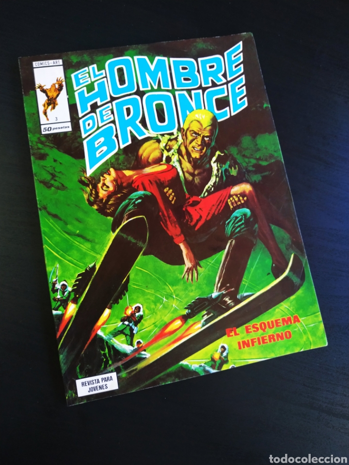 C&oacute;mics: DE KIOSCO EL HOMBRE DE BRONCE 3 VERTICE - Foto 1