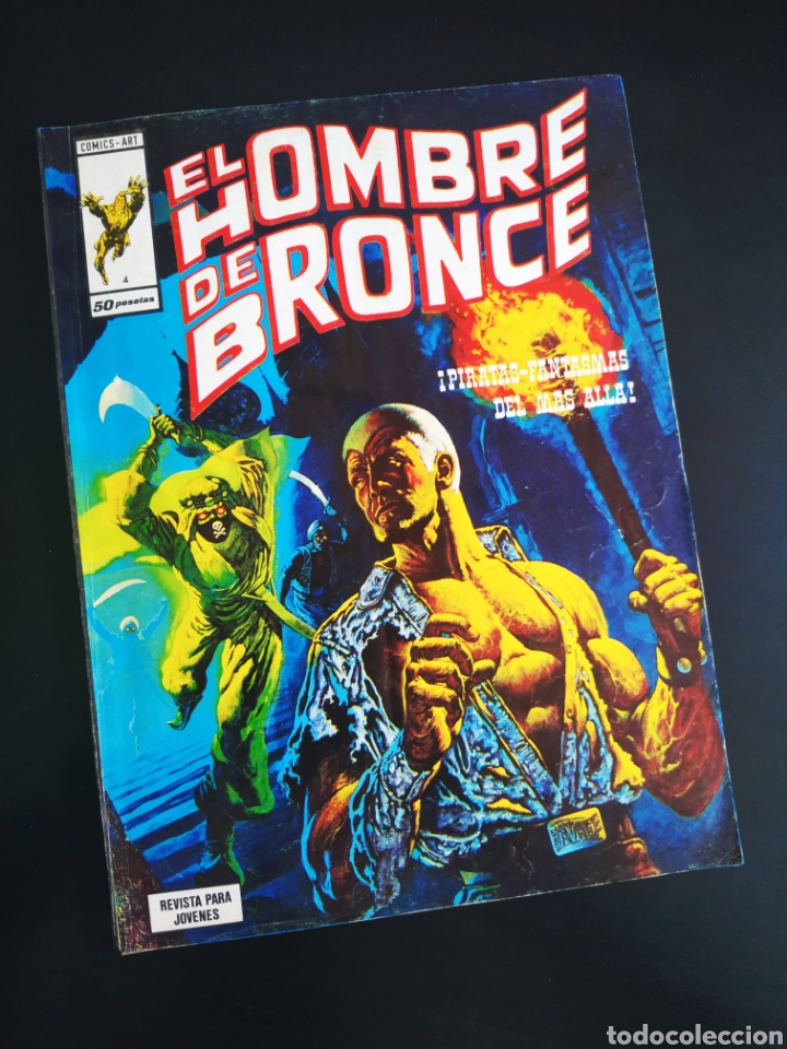 C&oacute;mics: CASI EXCELENTE ESTADO EL HOMBRE DE BRONCE 4 VERTICE - Foto 1