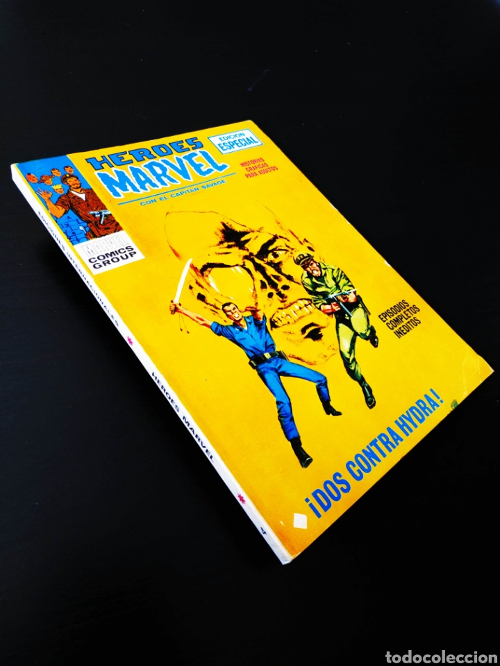 C&oacute;mics: CASI EXCELENTE ESTADO HEROES MARVEL 4 VERTICE TACO - Foto 1