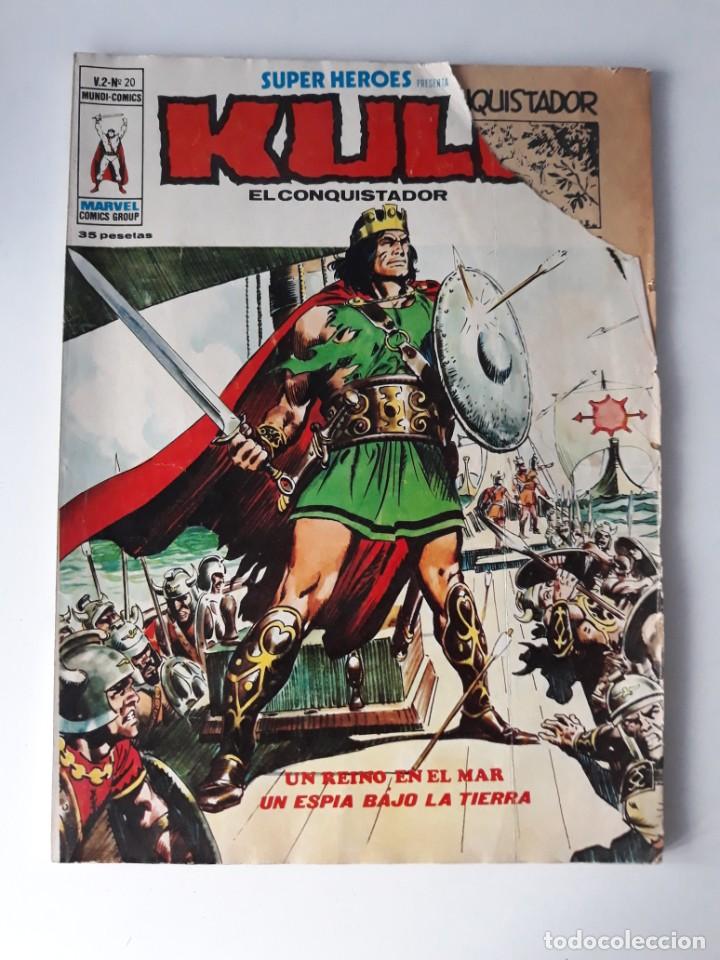 C&oacute;mics: SUPER H&Eacute;ROES VOL.2 N&ordm; 20 - KULL EL CONQUISTADOR - Foto 1