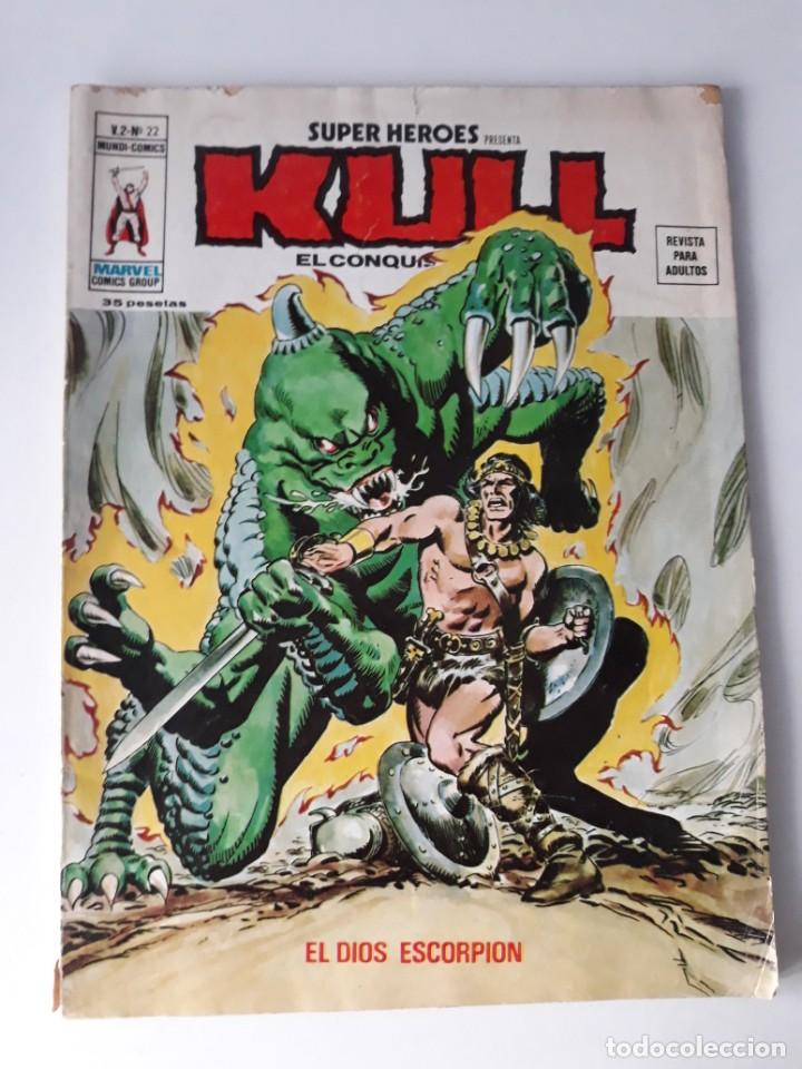 C&oacute;mics: SUPER H&Eacute;ROES VOL.2 N&ordm; 22 - KULL EL CONQUISTADOR - Foto 1