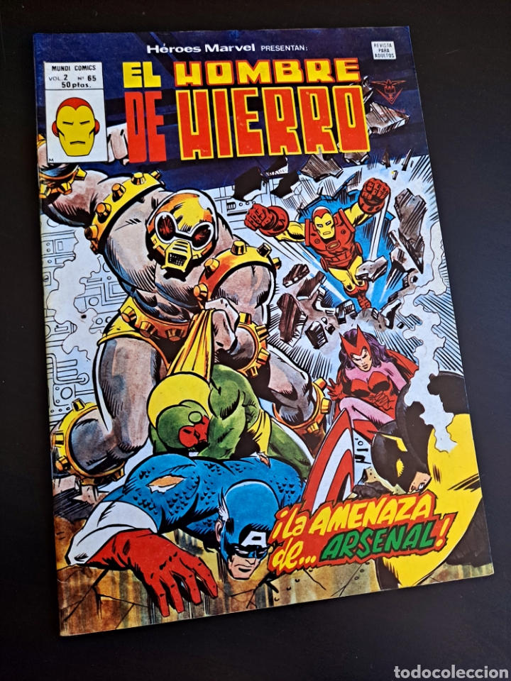 C&oacute;mics: EXCELENTE ESTADO HEROES MARVEL 65 VOL II VERTICE - Foto 1