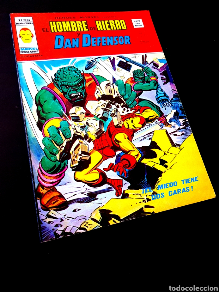 C&oacute;mics: EXCELENTE ESTADO HEROES MARVEL 34 VOL II VERTICE - Foto 1