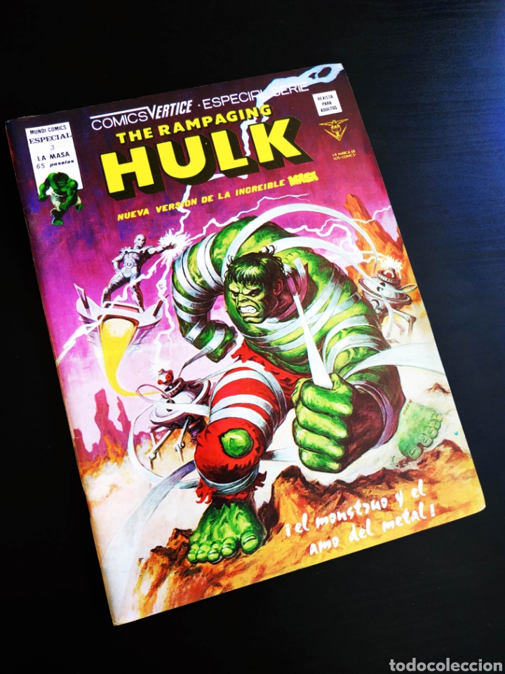 C&oacute;mics: CASI EXCELENTE ESTADO THE RAMPAGING HULK 3 VERTICE - Foto 1