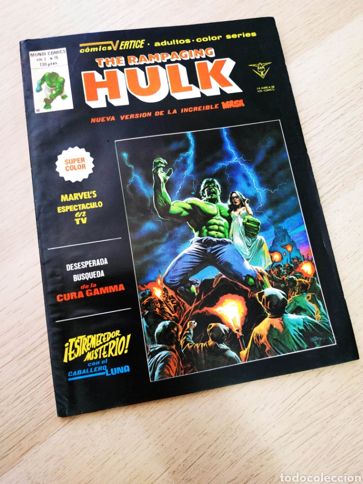 C&oacute;mics: CASI EXCELENTE ESTADO THE RAMPAGING HULK 15 VERTICE - Foto 1