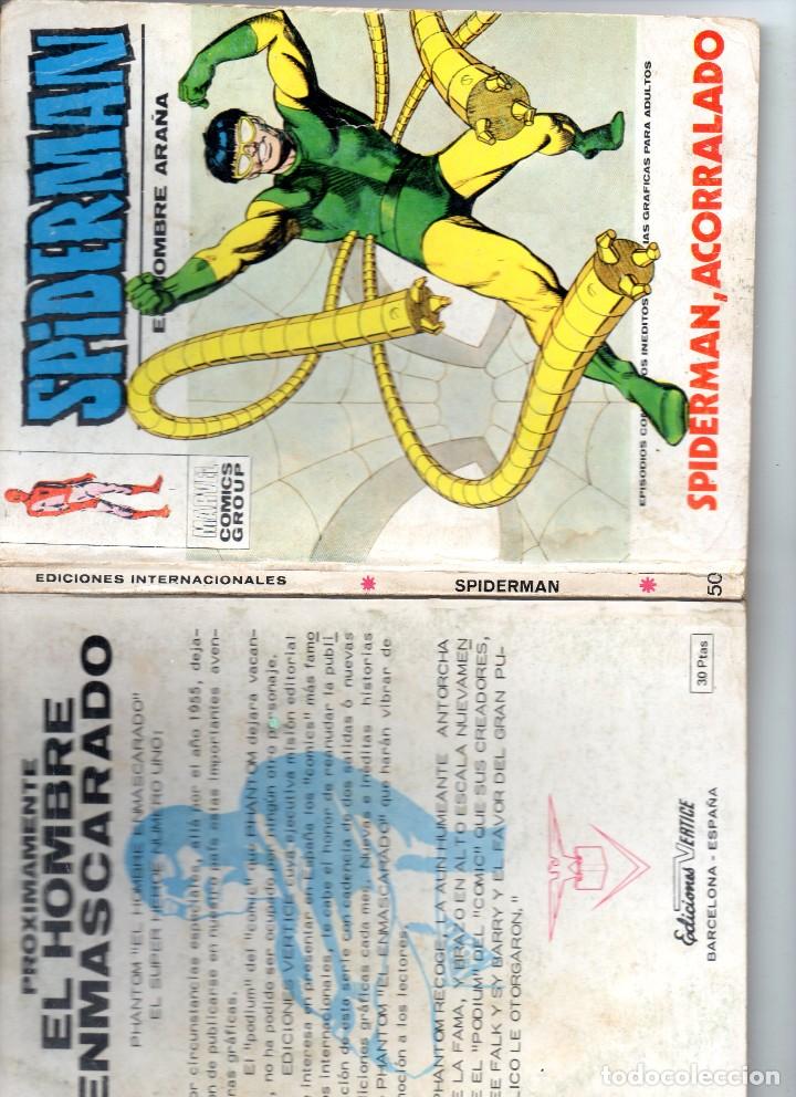 C&oacute;mics: COMIC VERTICE 1973 SPIDERMAN VOL1 N&ordm; 50 (BUEN ESTADO) - Foto 3