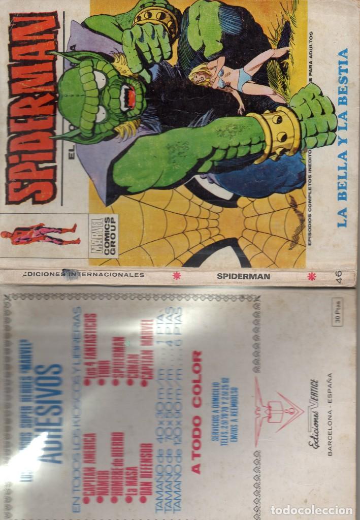C&oacute;mics: COMIC VERTICE 1973 SPIDERMAN VOL1 N&ordm; 46 (BUEN ESTADO) - Foto 3
