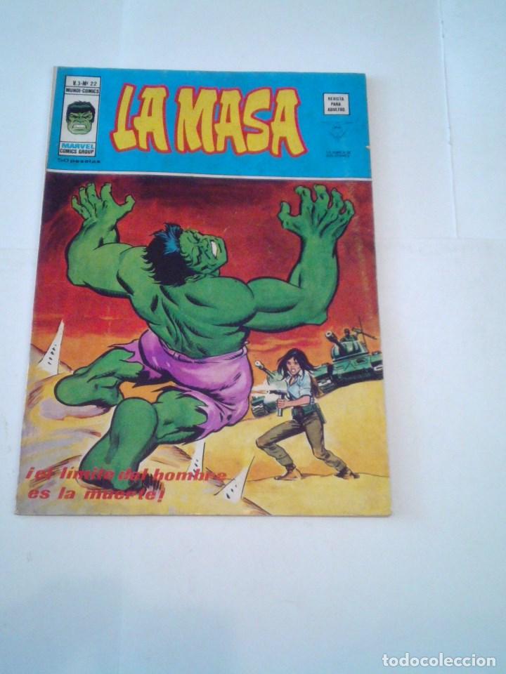 C&oacute;mics: LA MASA - VOLUMEN 3 - NUMERO 22 - VERTICE - CJ 107 - GORBAUD - Foto 1