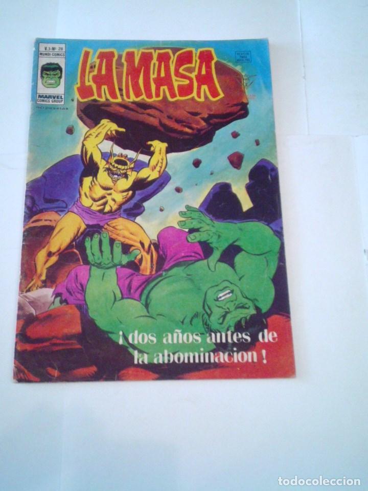C&oacute;mics: LA MASA - VOLUMEN 3 - NUMERO 28 - VERTICE - CJ 107 - GORBAUD - Foto 1