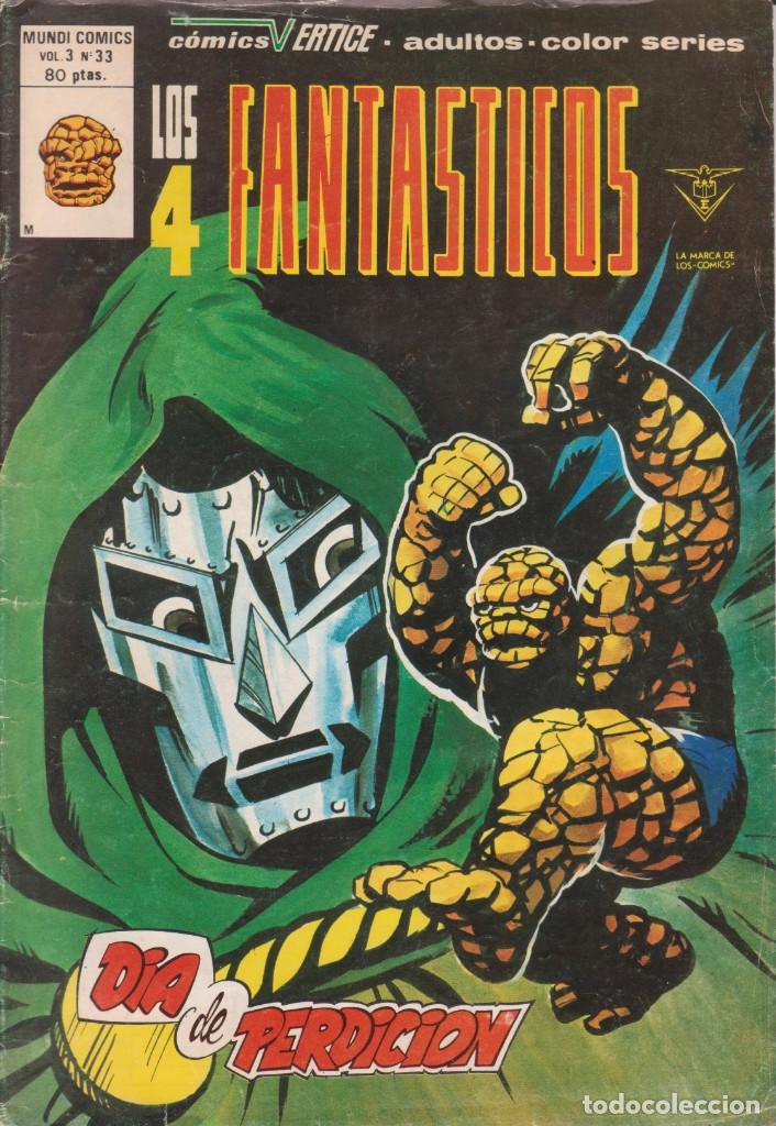 C&oacute;mics: C&Oacute;MIC LOS 4 FANT&Aacute;STICOS N&ordm; 33 VOL.3 ED. V&Eacute;RTICE / MARVEL COLOR - Foto 1