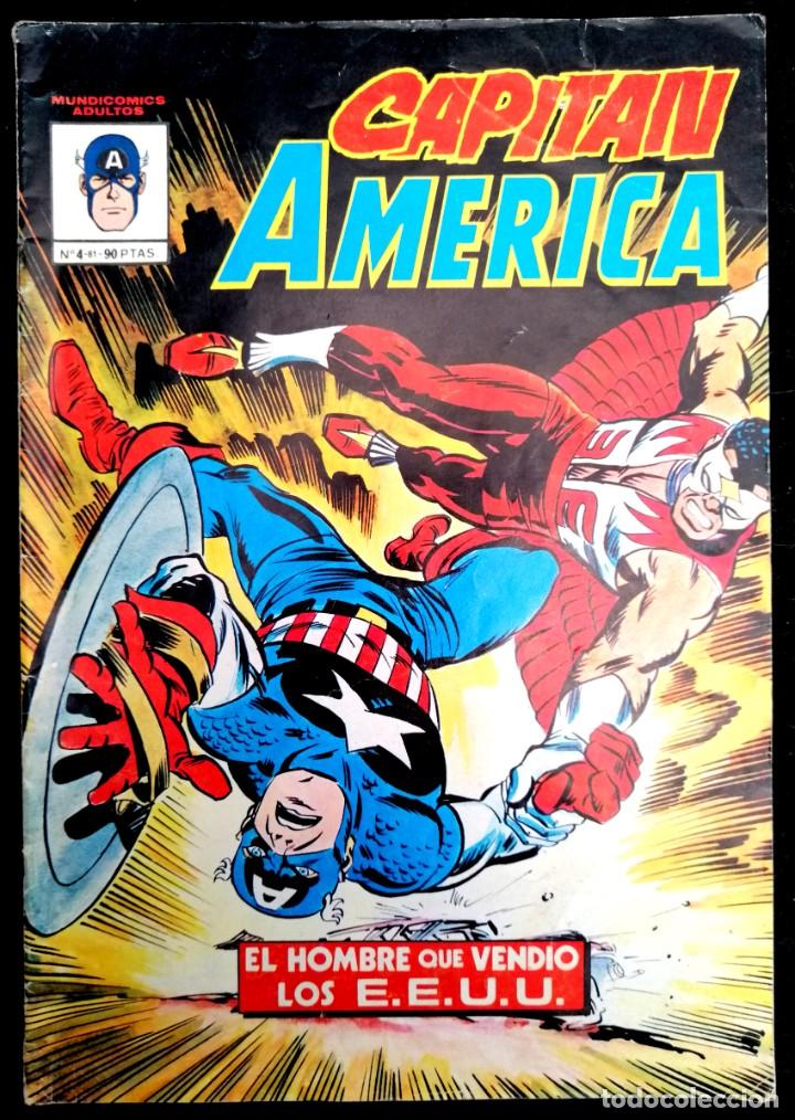 C&oacute;mics: CAPITAN AM&Eacute;RICA N&ordm; 4 - EL HOMBRE QUE VENDI&Oacute; LOS E.E.U.U. - V&Eacute;RTICE 1981 - Foto 1