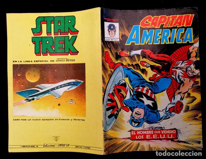 C&oacute;mics: CAPITAN AM&Eacute;RICA N&ordm; 4 - EL HOMBRE QUE VENDI&Oacute; LOS E.E.U.U. - V&Eacute;RTICE 1981 - Foto 2