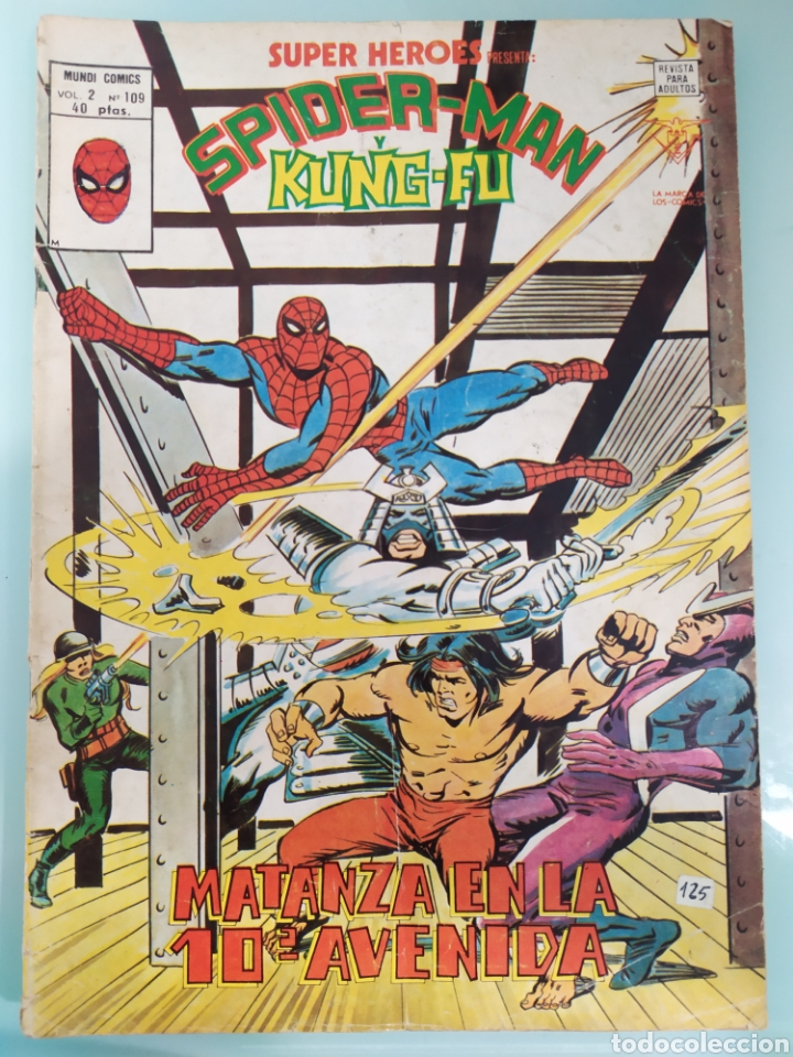 C&oacute;mics: Spiderman y kung fu 109 vertice - Foto 1